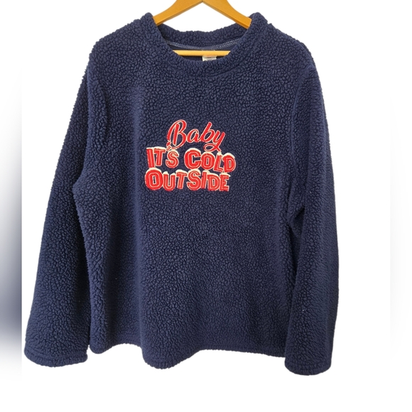 Holiday Time Red Text Label Size 2x - Picture 1 of 3